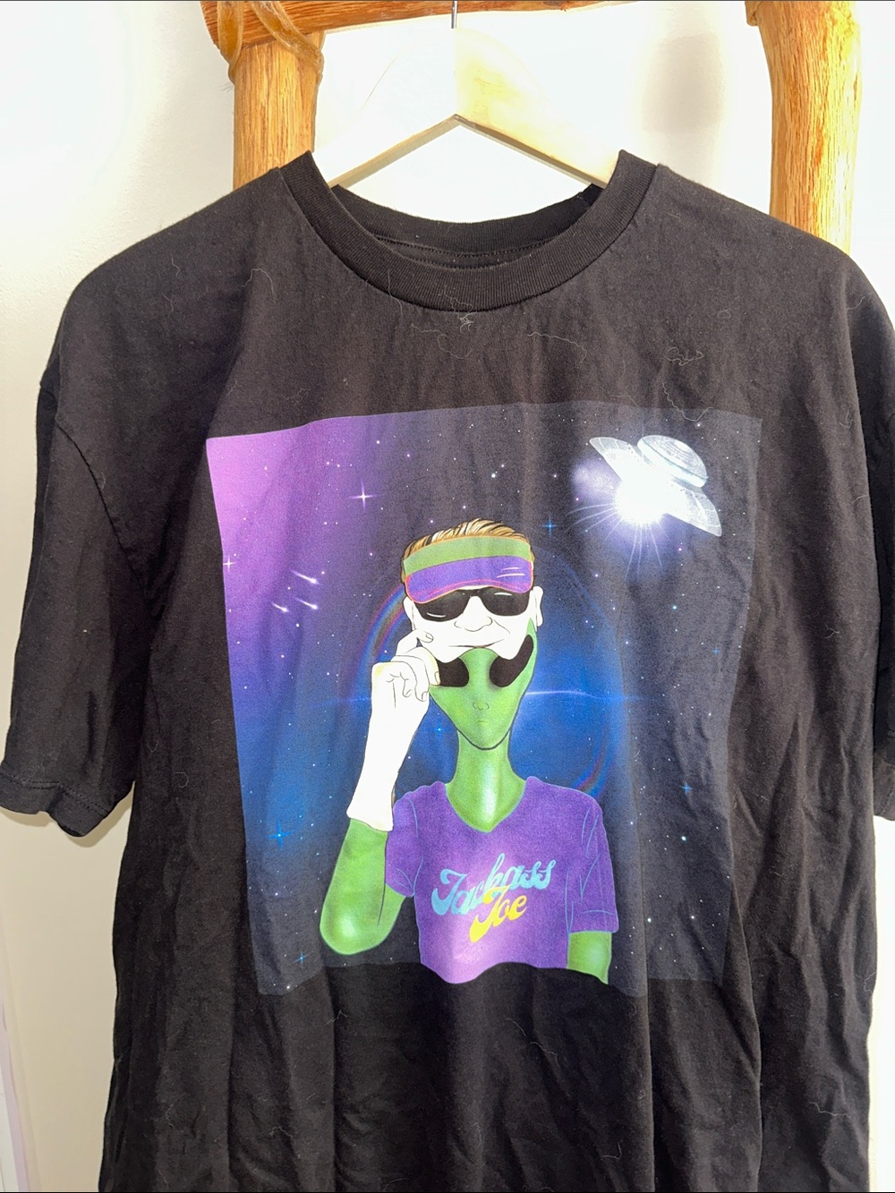 Vintage Jackass Joes Alien Spaceship Utah Tshirt